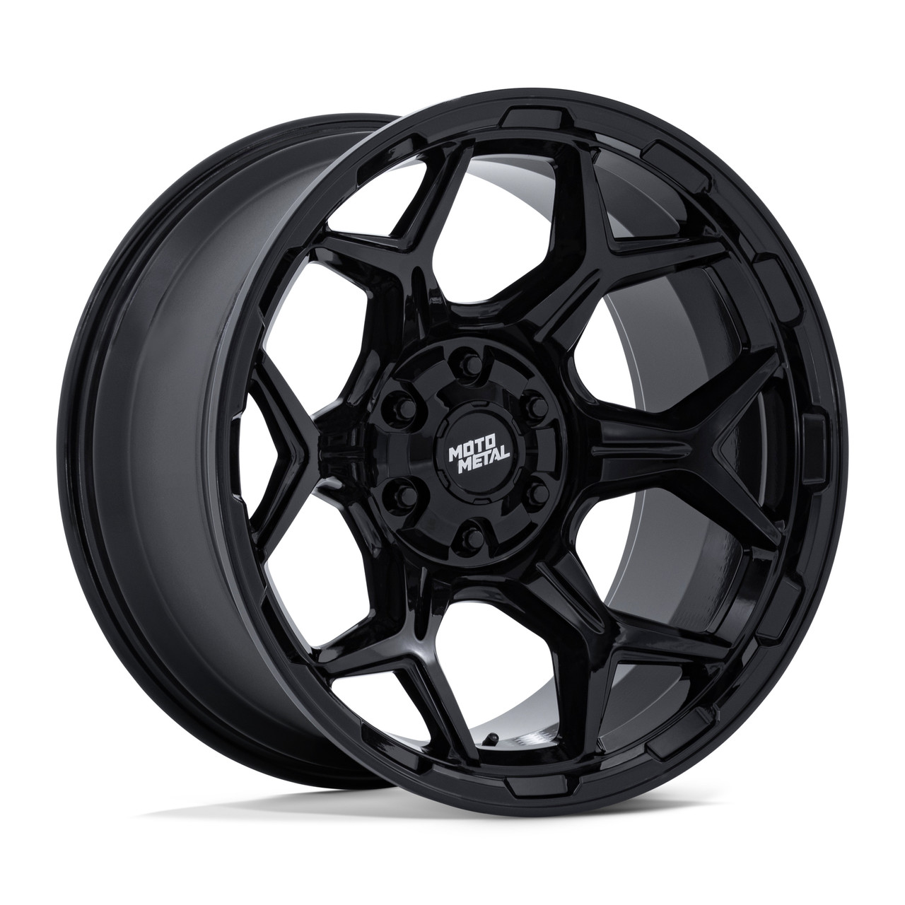 Set 4 17" Moto Metal MO815 Dux 17x8.5 5x4.5 5x5 0mm Gloss Black Offroad Wheels