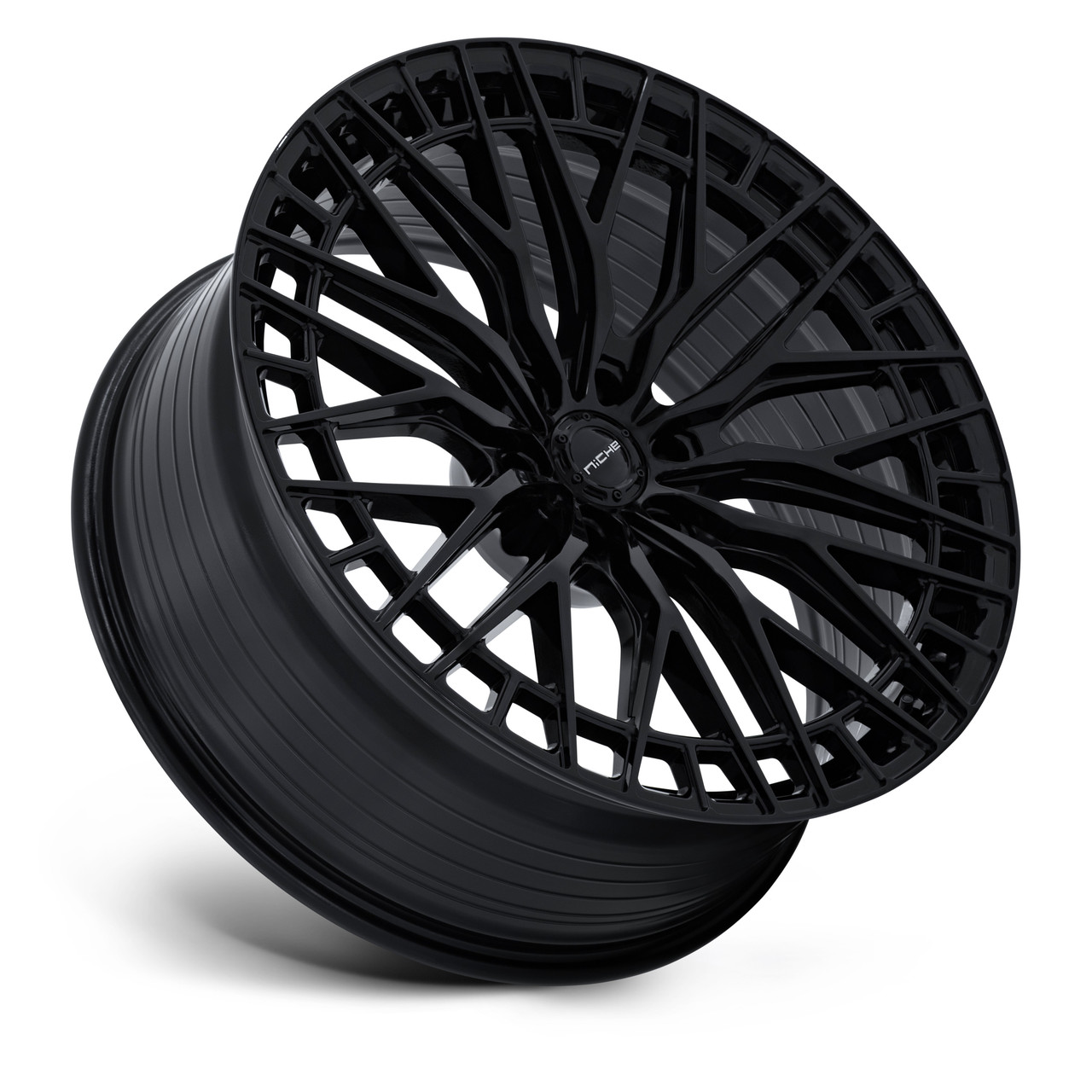 Set 4 22" Niche NC288 Genoa 22x10 6x135 30mm Gloss Black Wheels Truck SUV Rims