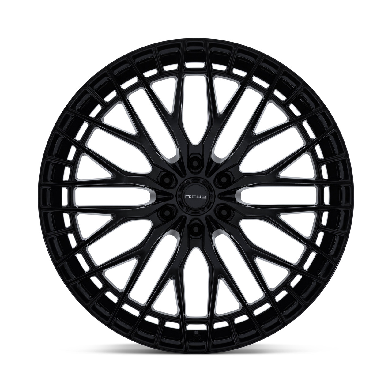 24" Niche NC288 Genoa 24x10 6x135 30mm Gloss Black Wheel Truck SUV Luxury Rim