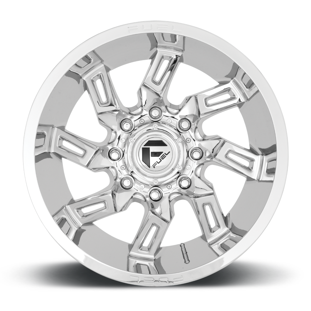 Set 4 20" Fuel D746 Lockdown 20x9 8x180 1mm Chrome Wheels For Chevy GMC Rims