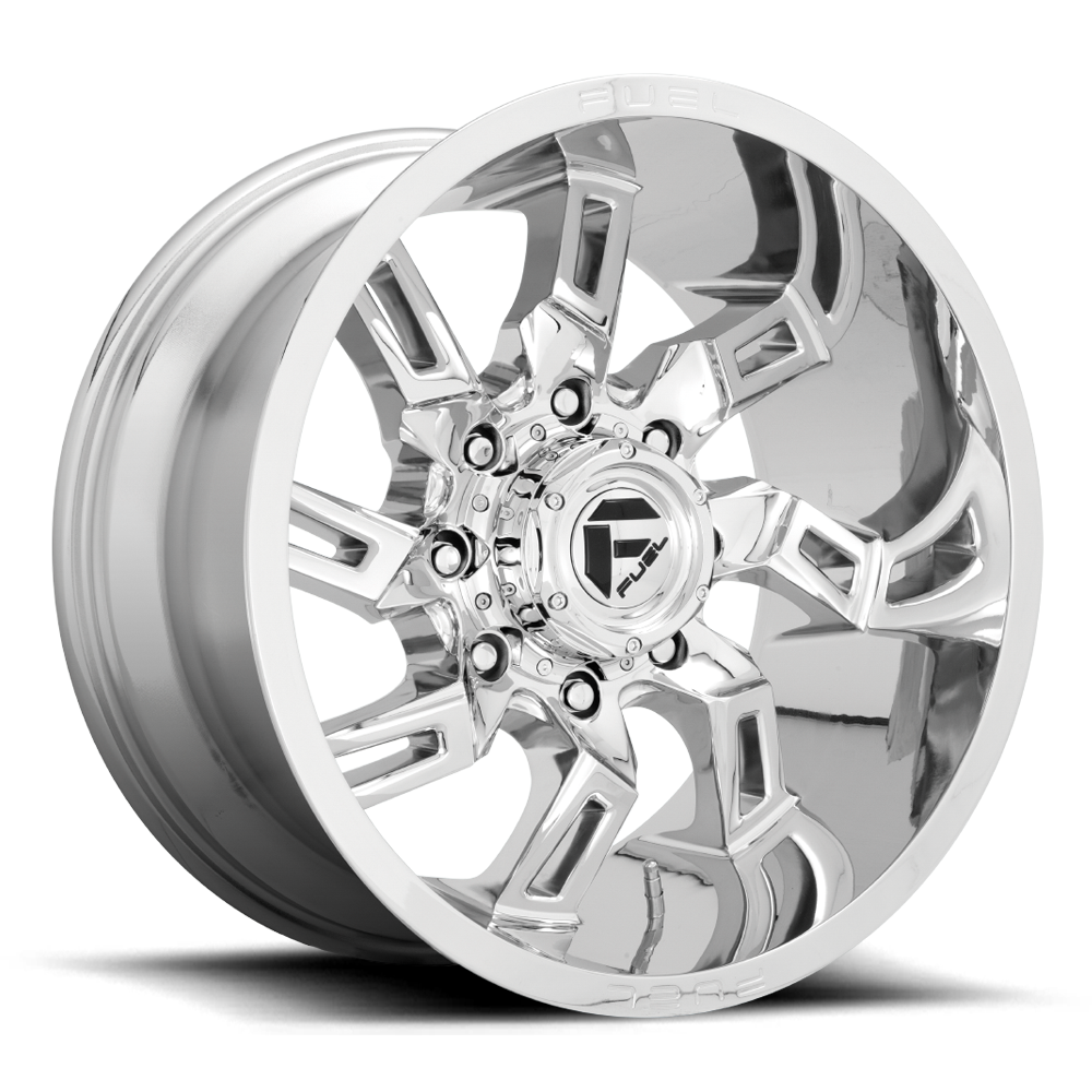 Set 4 20" Fuel D746 Lockdown 20x9 8x180 1mm Chrome Wheels For Chevy GMC Rims