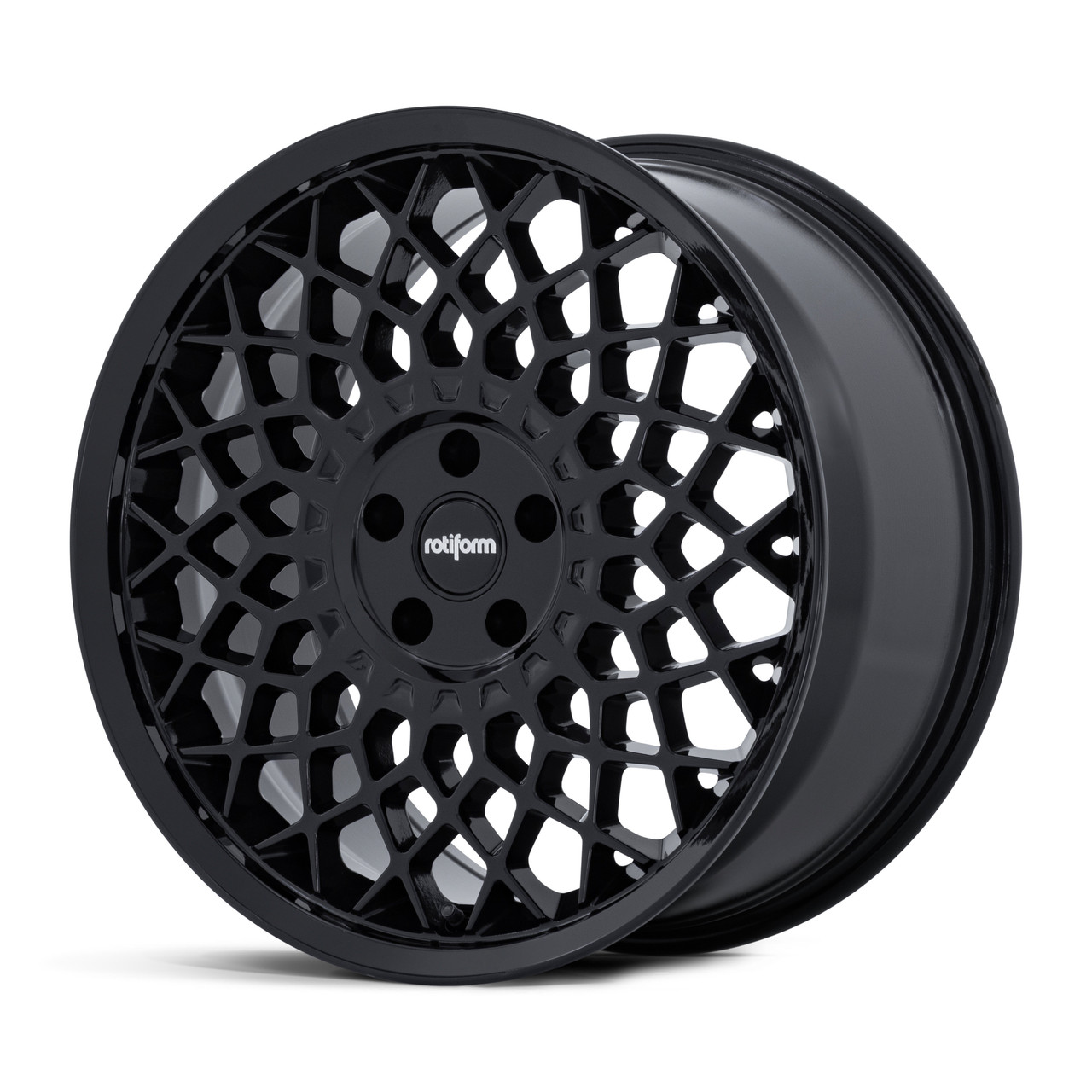 Set 4 19" Rotiform RC212 CJJ 19x10.5 5x4.5 35mm Gloss Black Sedan Coupe Wheels