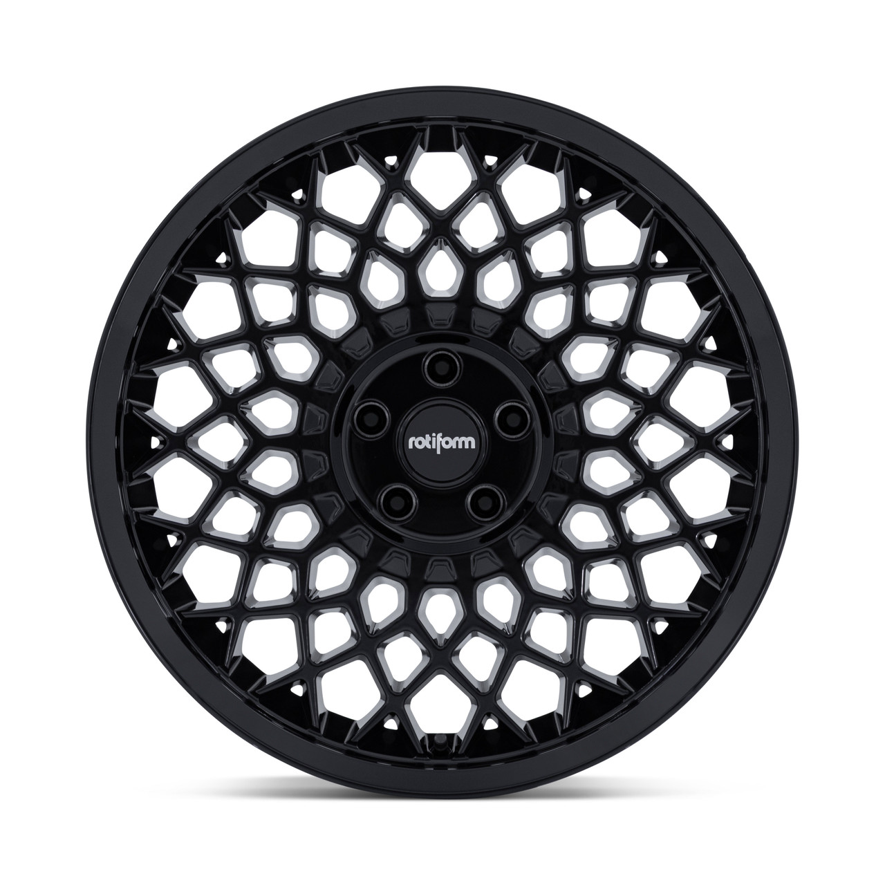 Set 4 18" Rotiform RC212 CJJ 18x9.5 5x4.5 25mm Gloss Black Sedan Coupe Wheels