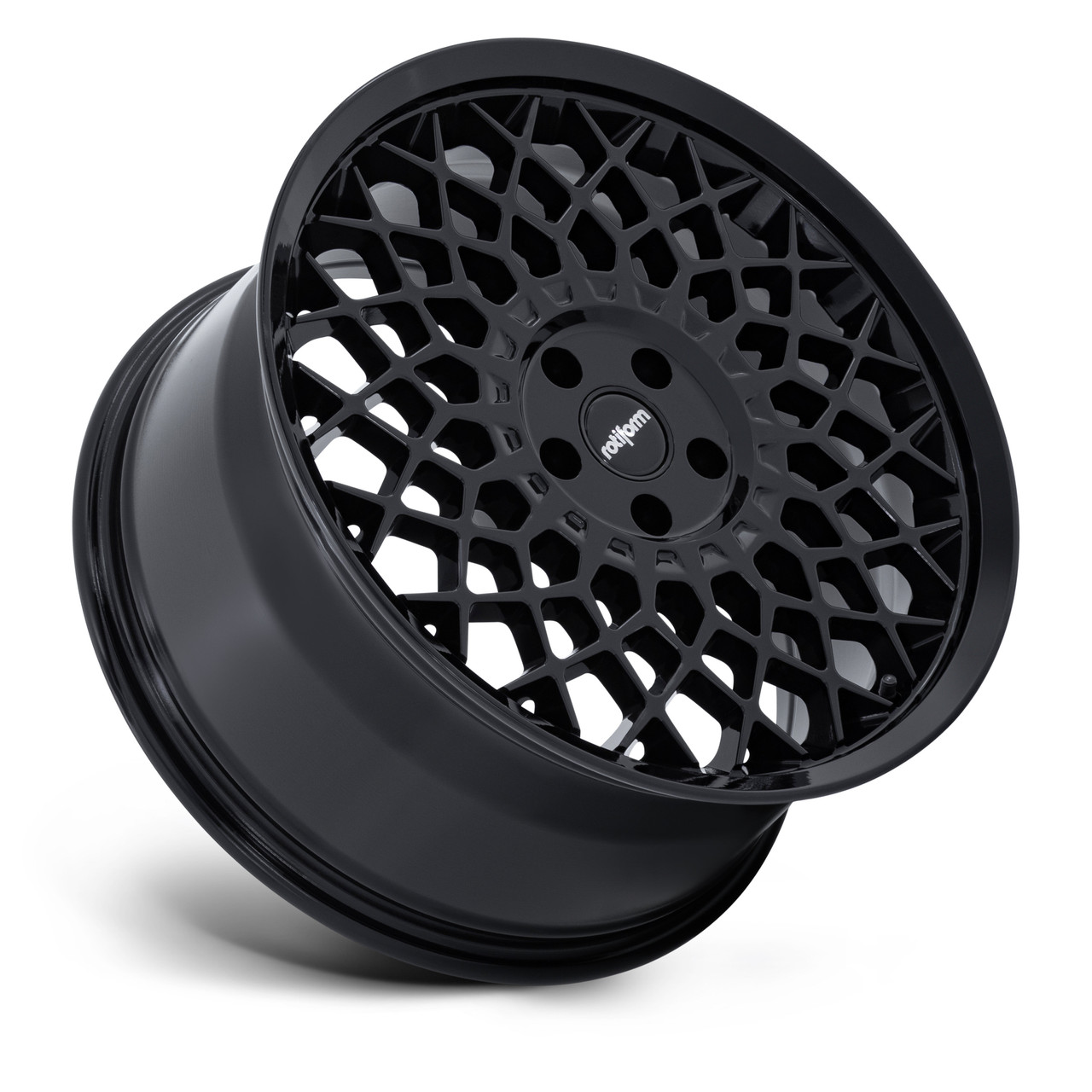 Set 4 18" Rotiform RC212 CJJ 18x9.5 5x4.5 25mm Gloss Black Sedan Coupe Wheels