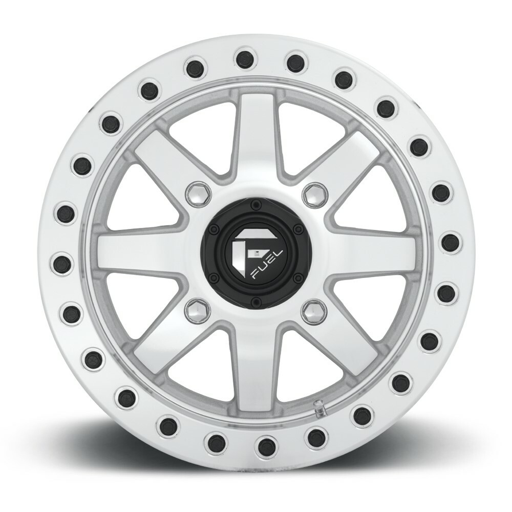 Set 4 15" Fuel UTV D937 Maverick Beadlock 15x7 4x137 38mm Raw Machined Wheels