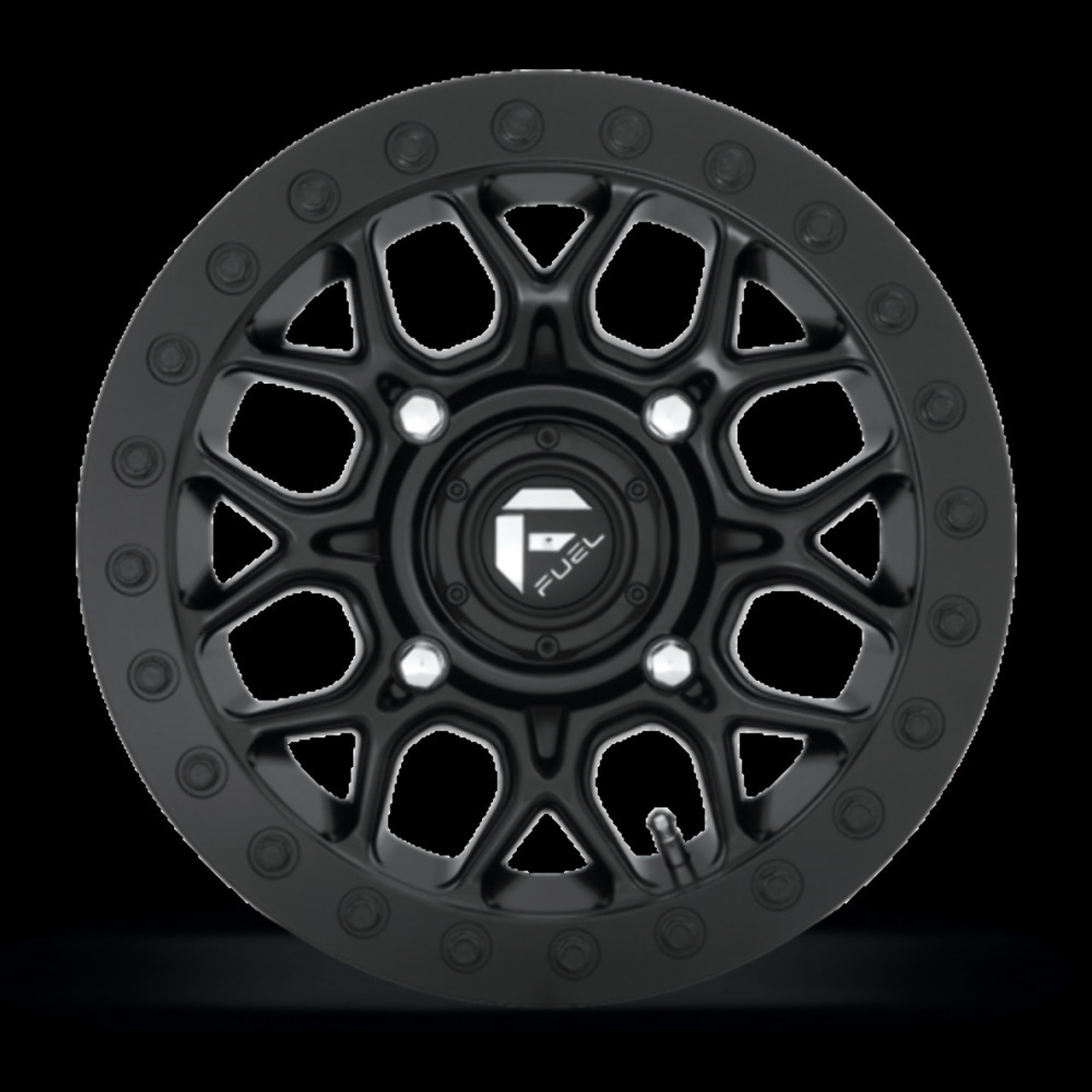 Set 4 Fuel UTV D916 Tech Beadlock 15x10 4x137 Matte Black Wheels 15" 0mm Rims Set 4 Fuel UTV D916 Tech Beadlock 15x10 4x137 Matte Black Wheels 15" 0mm Rims