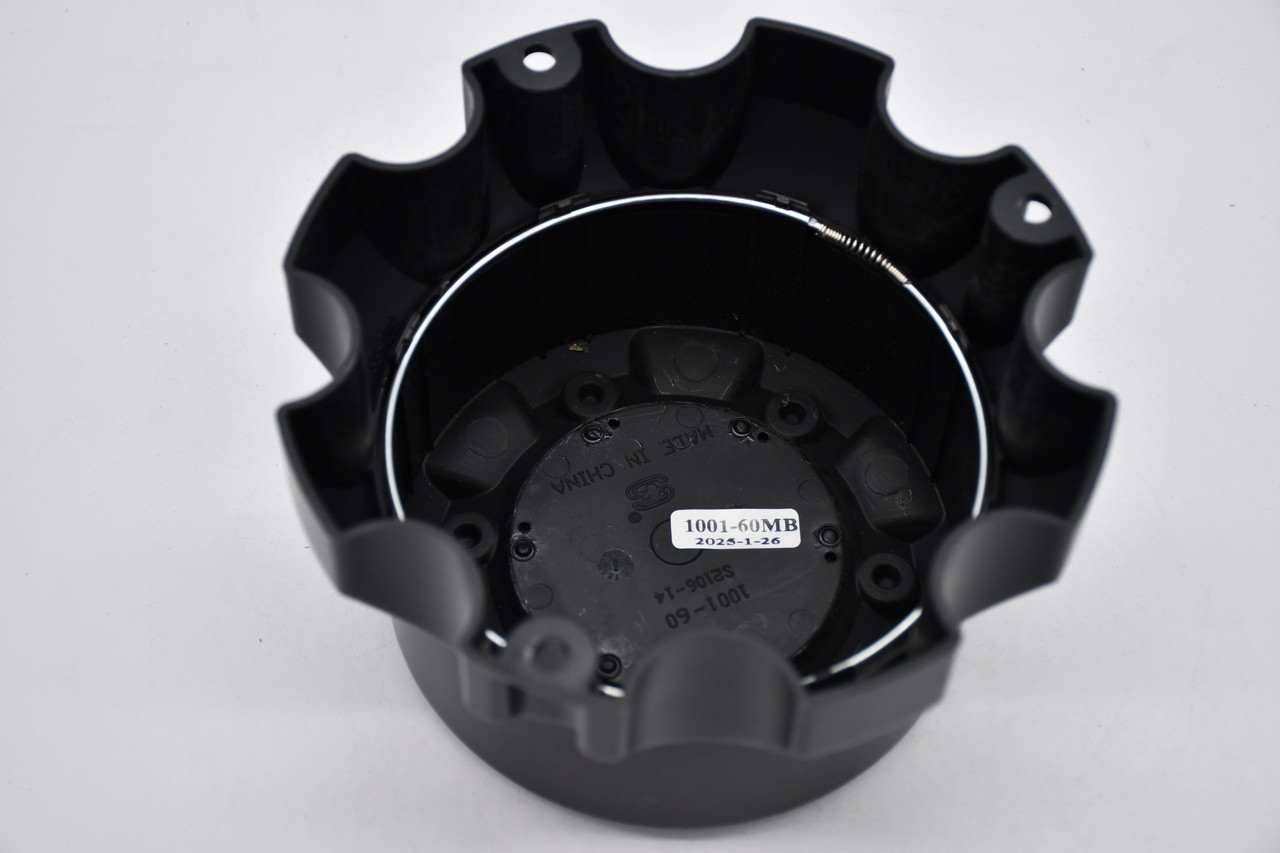 Fuel Matte Black Wheel Center Cap Hub Cap U1001-60MB 6.5" Fits Fuel Traction / Covert 8x170 Tall Cap