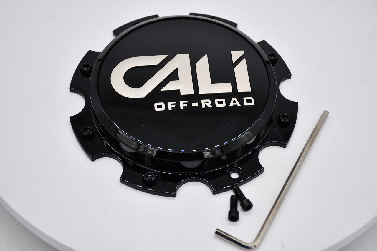 Cali Offroad Summit Dually Front Gloss Black Center Cap C109110B02-F 8x200 8x210