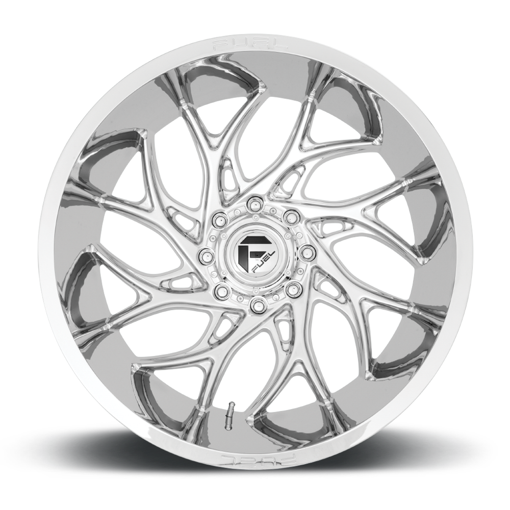 Set 4 20" Fuel D740 Runner 20x10 8x170 Chrome Wheels -18mm Offroad Truck Rims