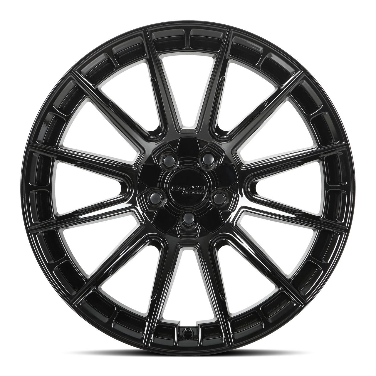Set 4 17" Katana Racing KR11 17x7.5 5x100 5x114.3 40mm Gloss Black Wheels Rims