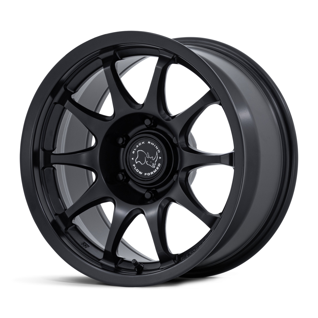 Set 4 17" Black Rhino Hard Alloys BR038 Ronin 17x8.5 6x4.5 25mm Matte Black Rims Offroad Wheels