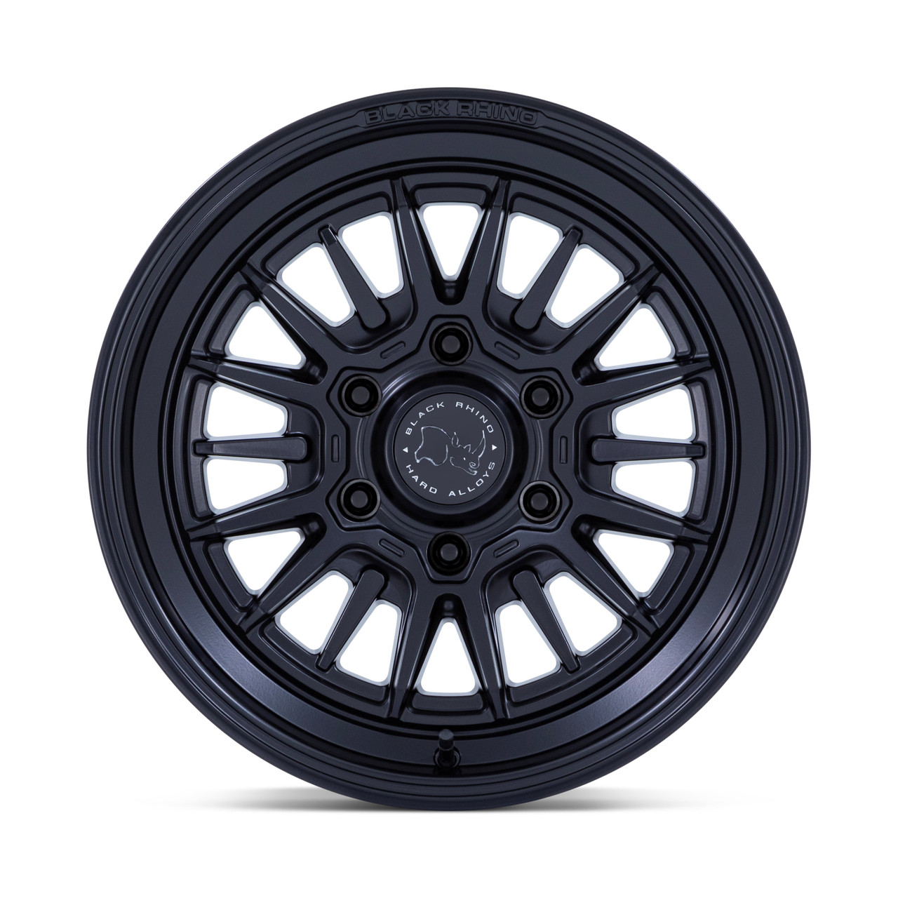 Set 4 17" Black Rhino Hard Alloys BR030 Taleo Gloss Black 17x8.5 6x5.5 10mm Rims