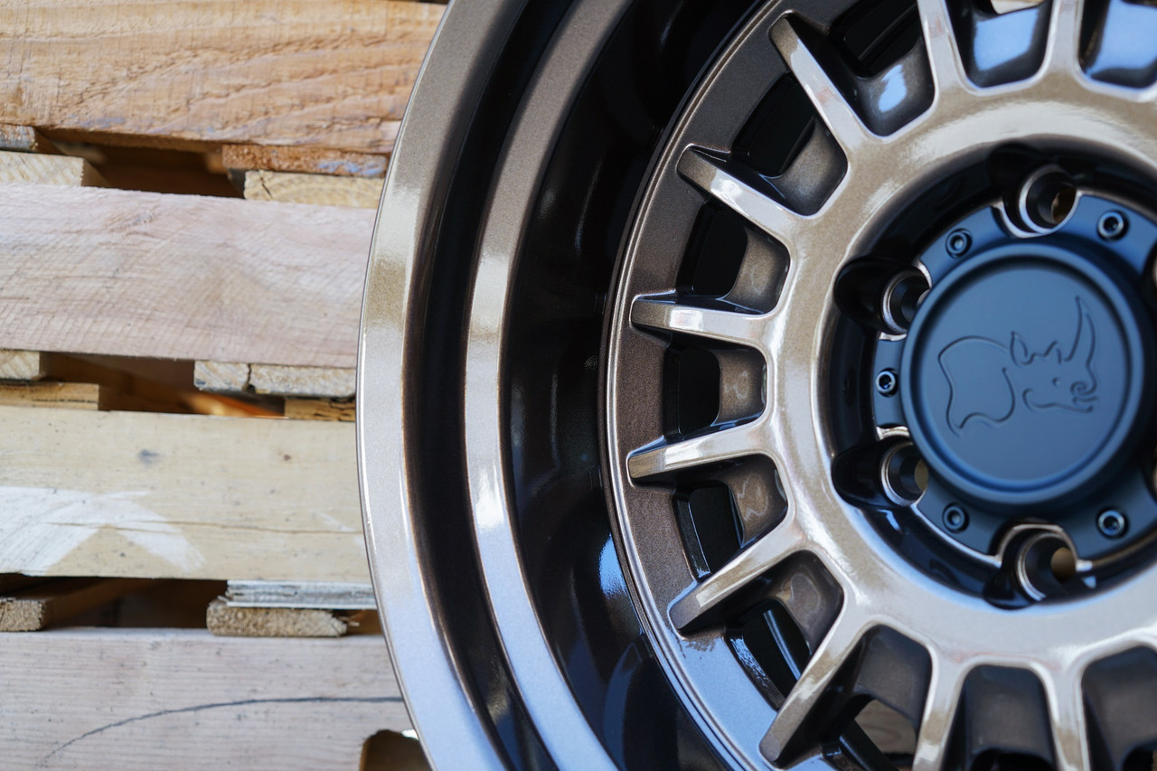 Black Rhino Aliso 17x8 6x5.5 Gloss Bronze Wheel 17" 0mm Truck Suv Rim