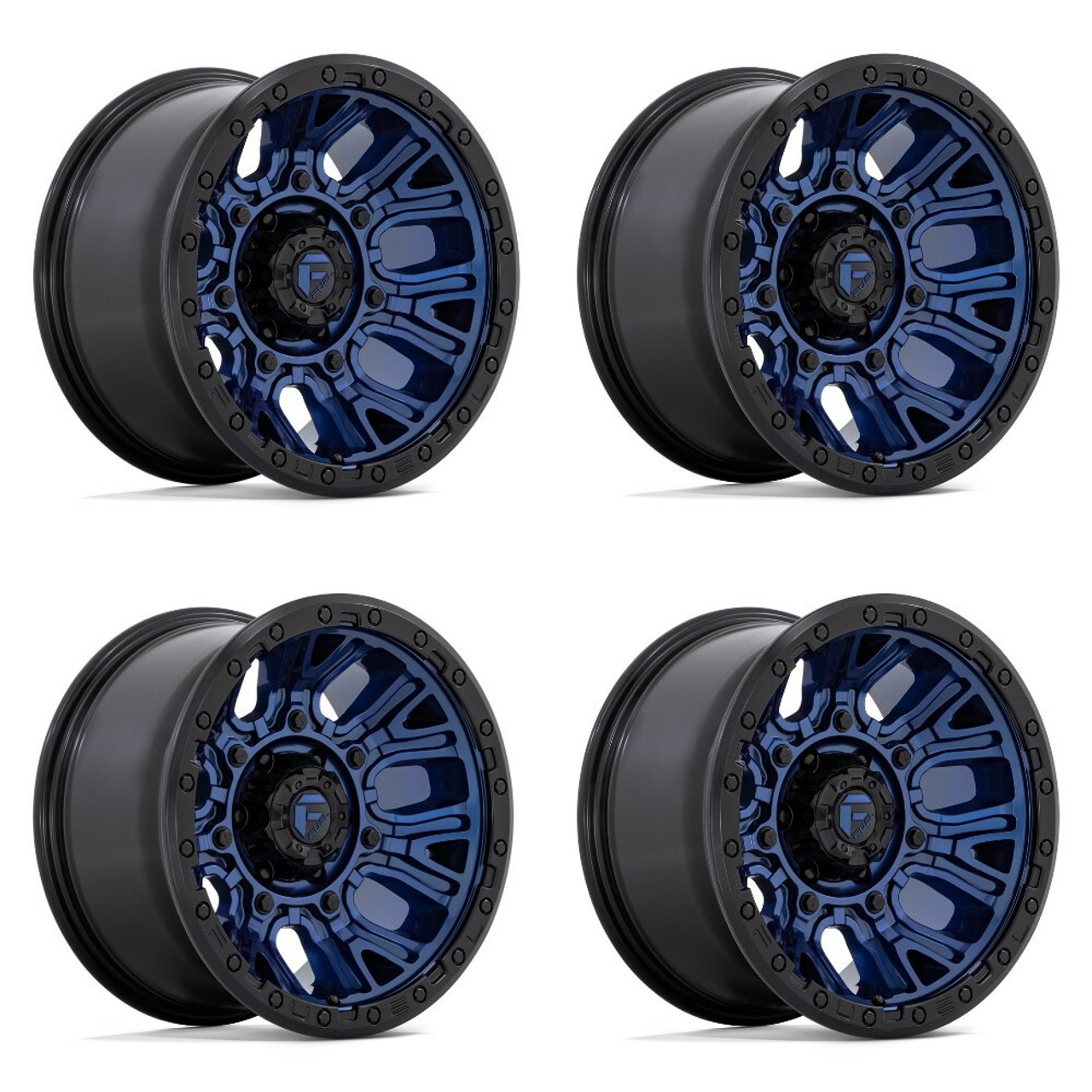 Set 4 Fuel D827 Traction 20x9 8x180 Dark Blue With Black Ring Wheels 20" 1mm Set 4 Fuel D827 Traction 20x9 8x180 Dark Blue With Black Ring Wheels 20" 1mm