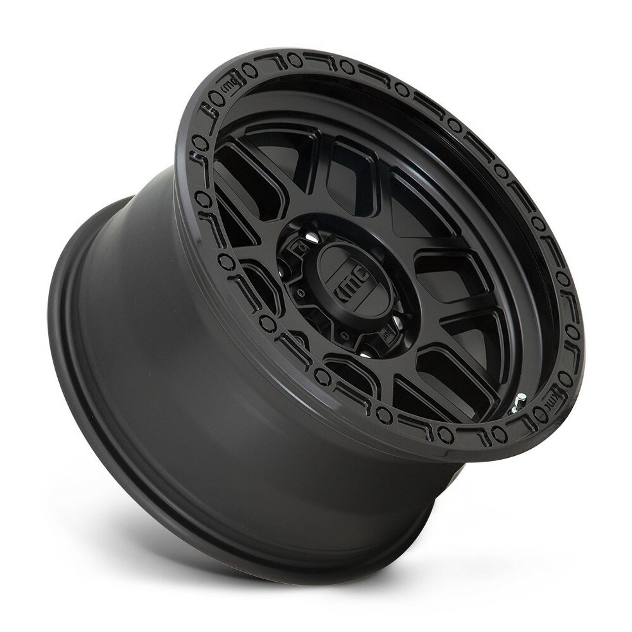 Set 4 KMC KM544 Mesa 20x9 8x170 Satin Black With Gloss Black Lip Wheels 20" 18mm