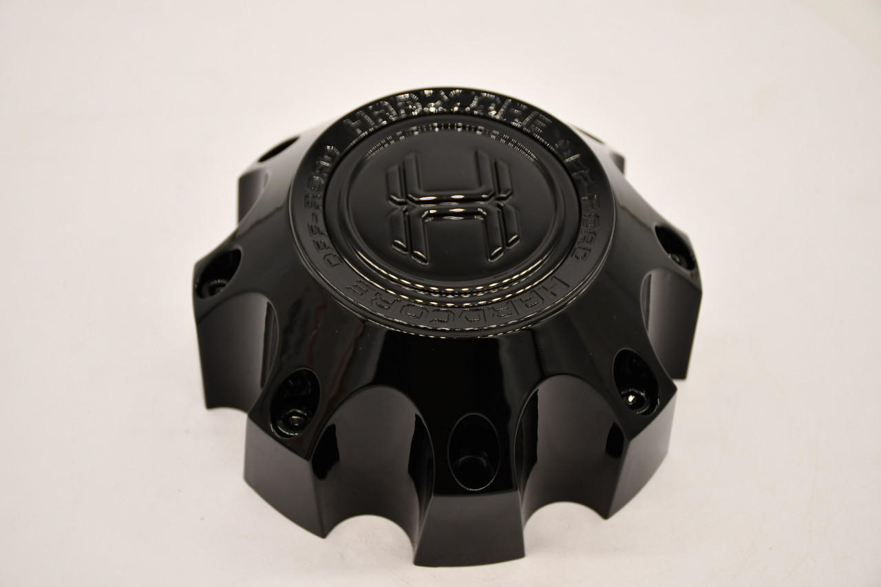 Hardcore Offroad HD-8H black wheel center cap with H logo