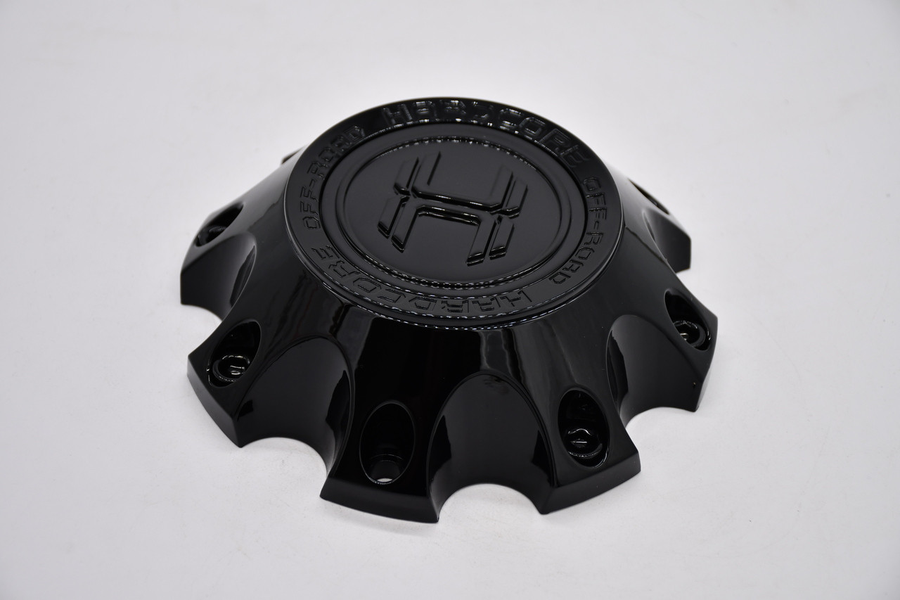 Hardcore 6.5 inch black truck wheel center cap replacement