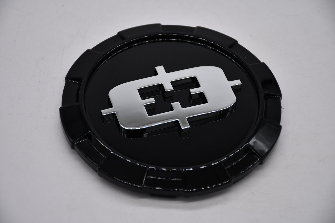 Vision Gloss Black Wheel Center Cap Hub Cap C402GB-8165V-EC 4.875" End Cap - Logo Plate Only