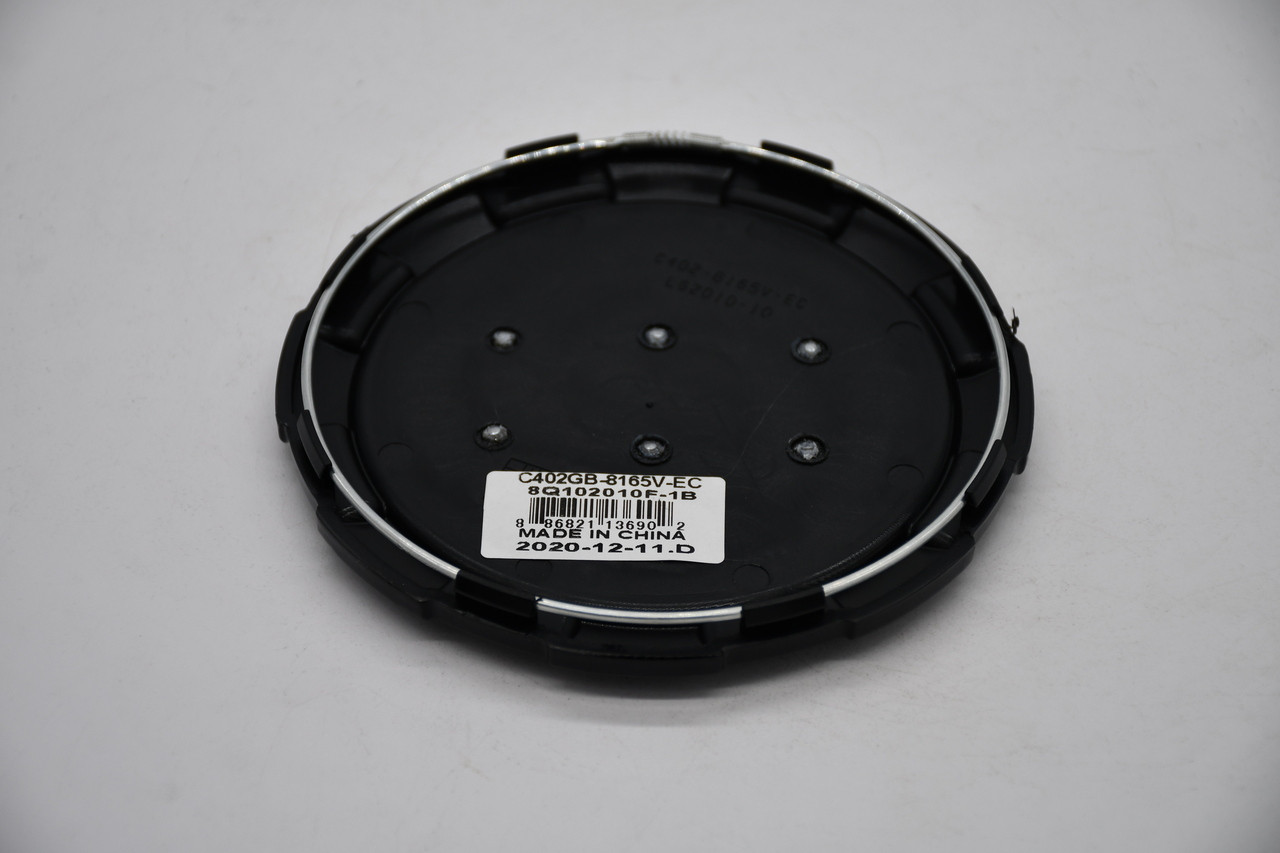 Vision Gloss Black Wheel Center Cap Hub Cap C402GB-8165V-EC 4.875" End Cap - Logo Plate Only