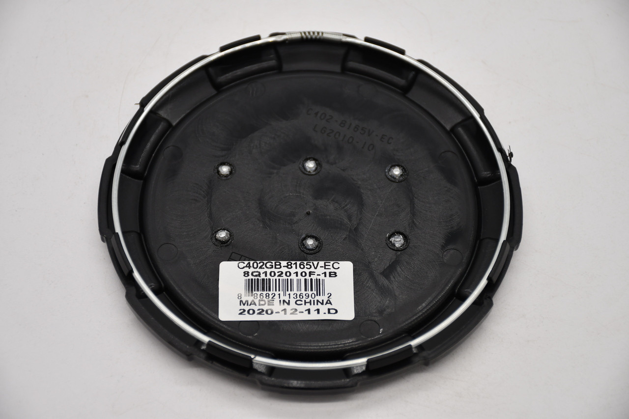 Vision Gloss Black Wheel Center Cap Hub Cap C402GB-8165V-EC 4.875" End Cap - Logo Plate Only