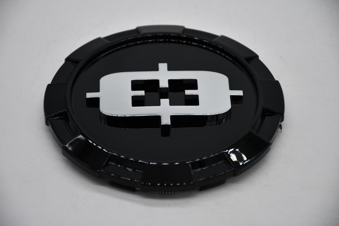 Vision Gloss Black Wheel Center Cap Hub Cap C402GB-8165V-EC 4.875" End Cap - Logo Plate Only