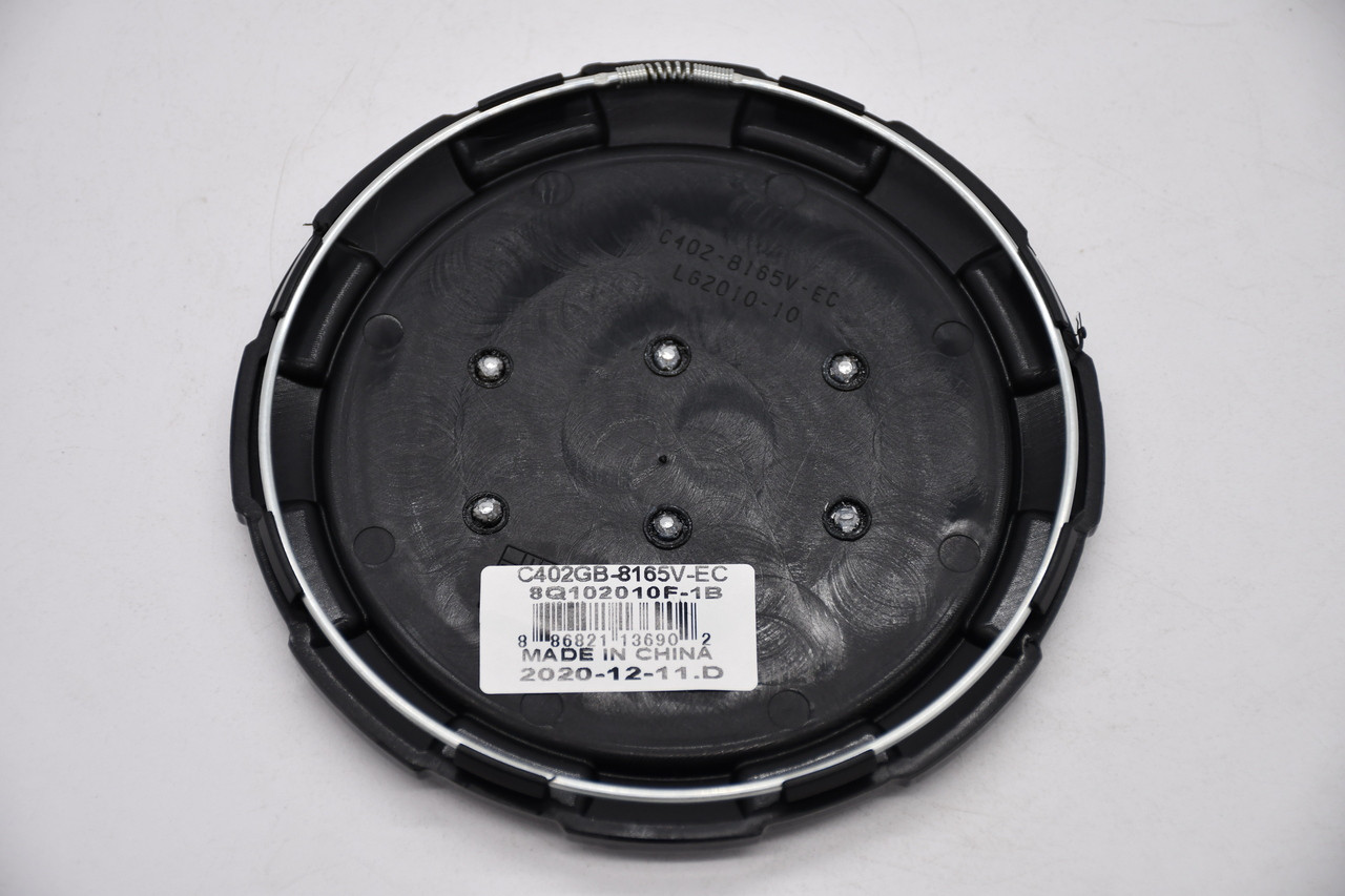 Vision Gloss Black Wheel Center Cap Hub Cap C402GB-8165V-EC 4.875" End Cap - Logo Plate Only
