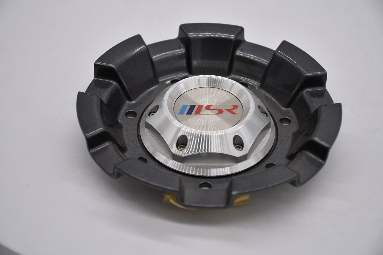 MSR Silver Wheel Center Cap Hub Cap 3172B 6"