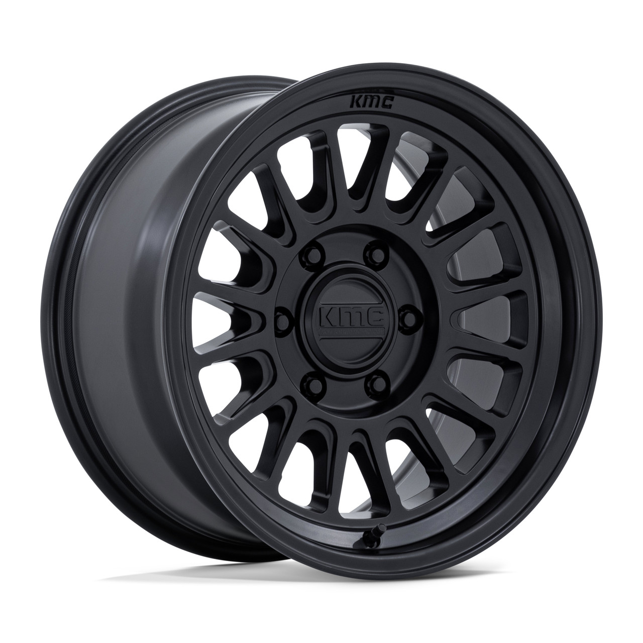 17" KMC KM733 Impact FFT 17x8.5 6x135 0mm Matte Black Offroad Truck SUV Rim