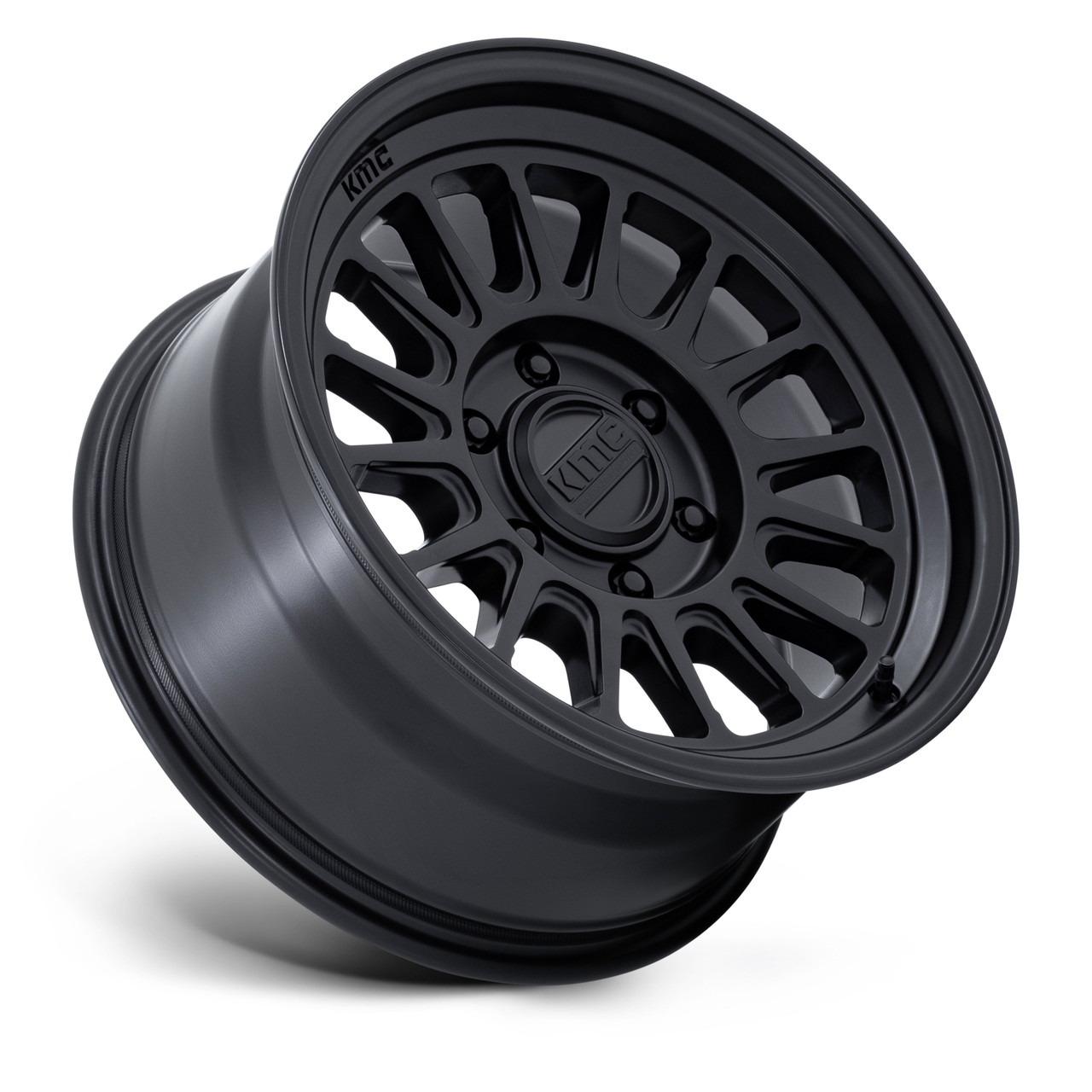 17" KMC KM733 Impact FFT 17x8.5 6x135 0mm Matte Black Offroad Truck SUV Rim