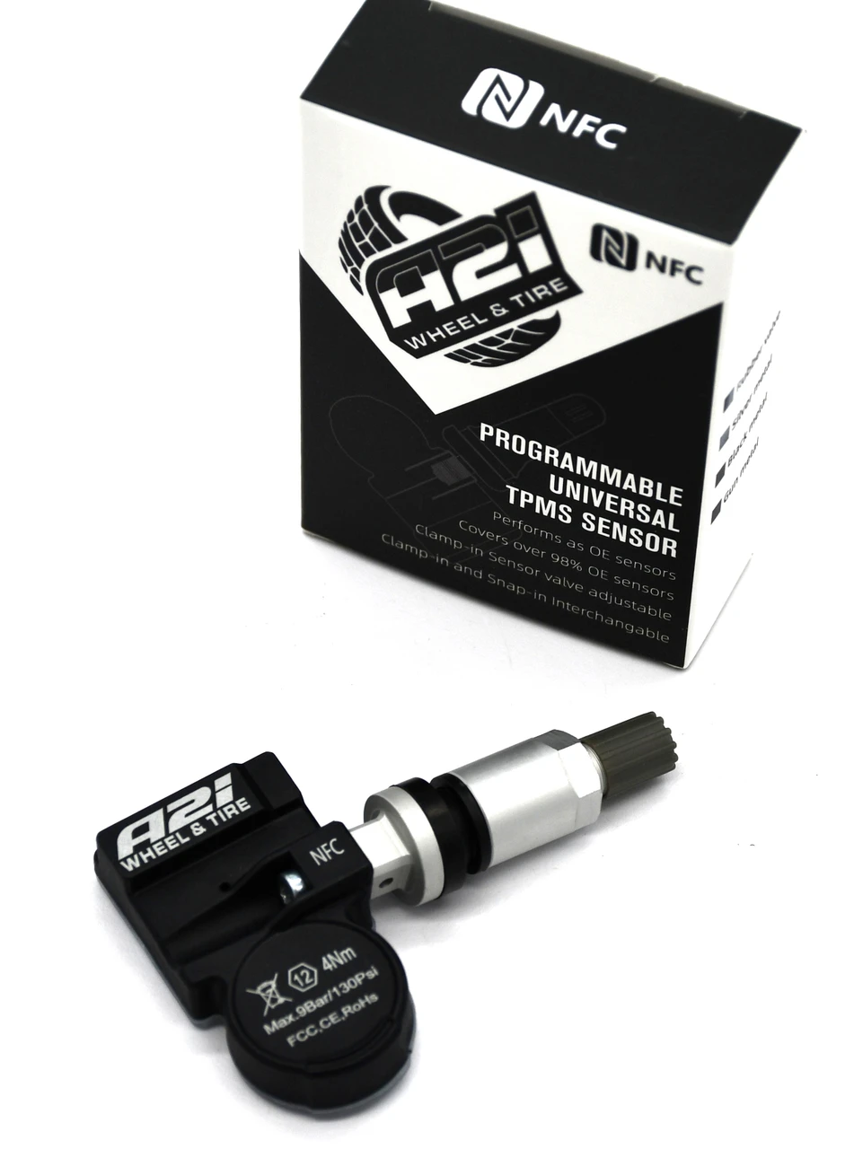 4 TPMS Fit 01/2009-12/2012 Audi A4 Tire Sensors Replacement Metal Stem 315 MHz