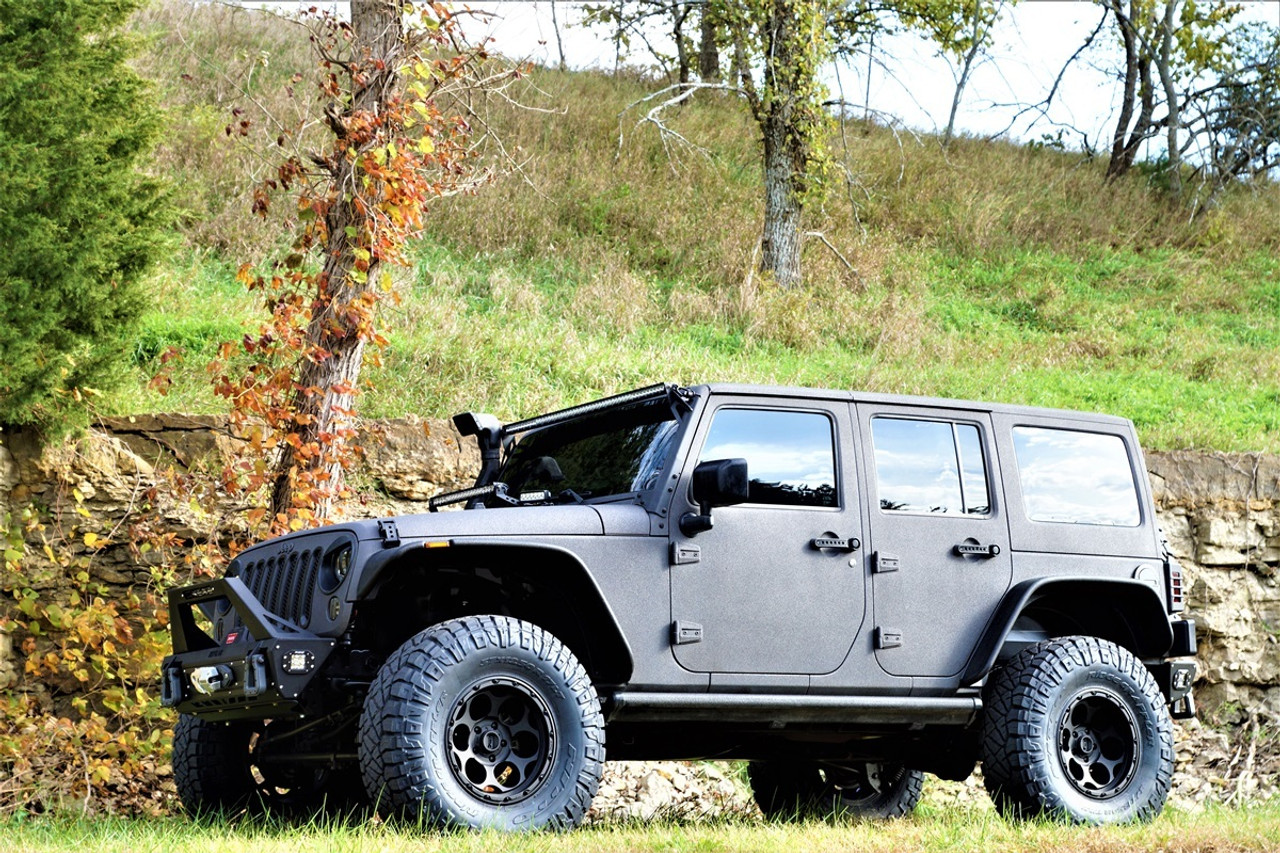Set 4 KMC KM541 Dirty Harry 17x8.5 5x5 Satin Gray With Black Lip Wheels 17" 18mm