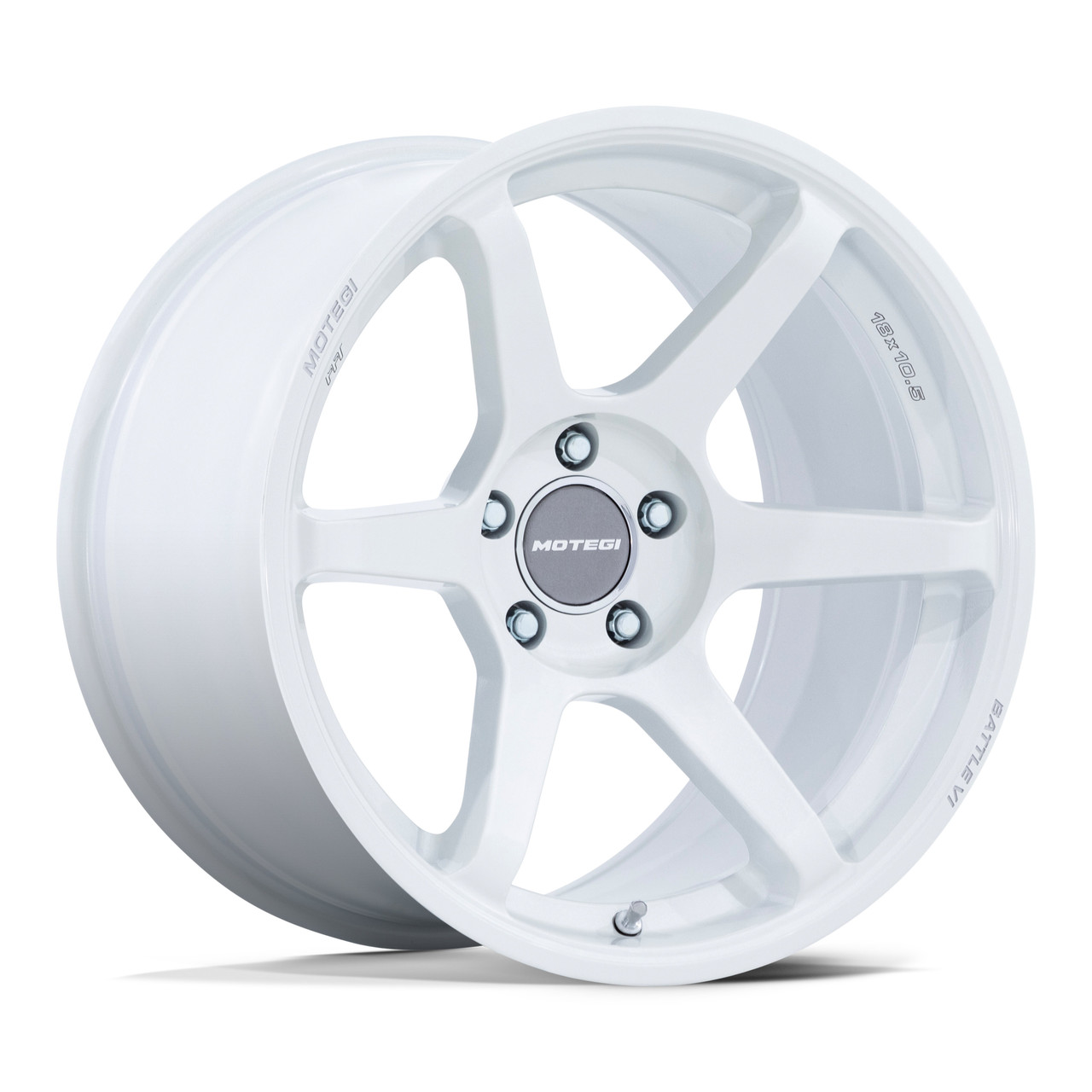 Set 4 18" Motegi MR160 Battle VI 18x8.5 5x4.5 35mm Matsuri White Pearl Wheels