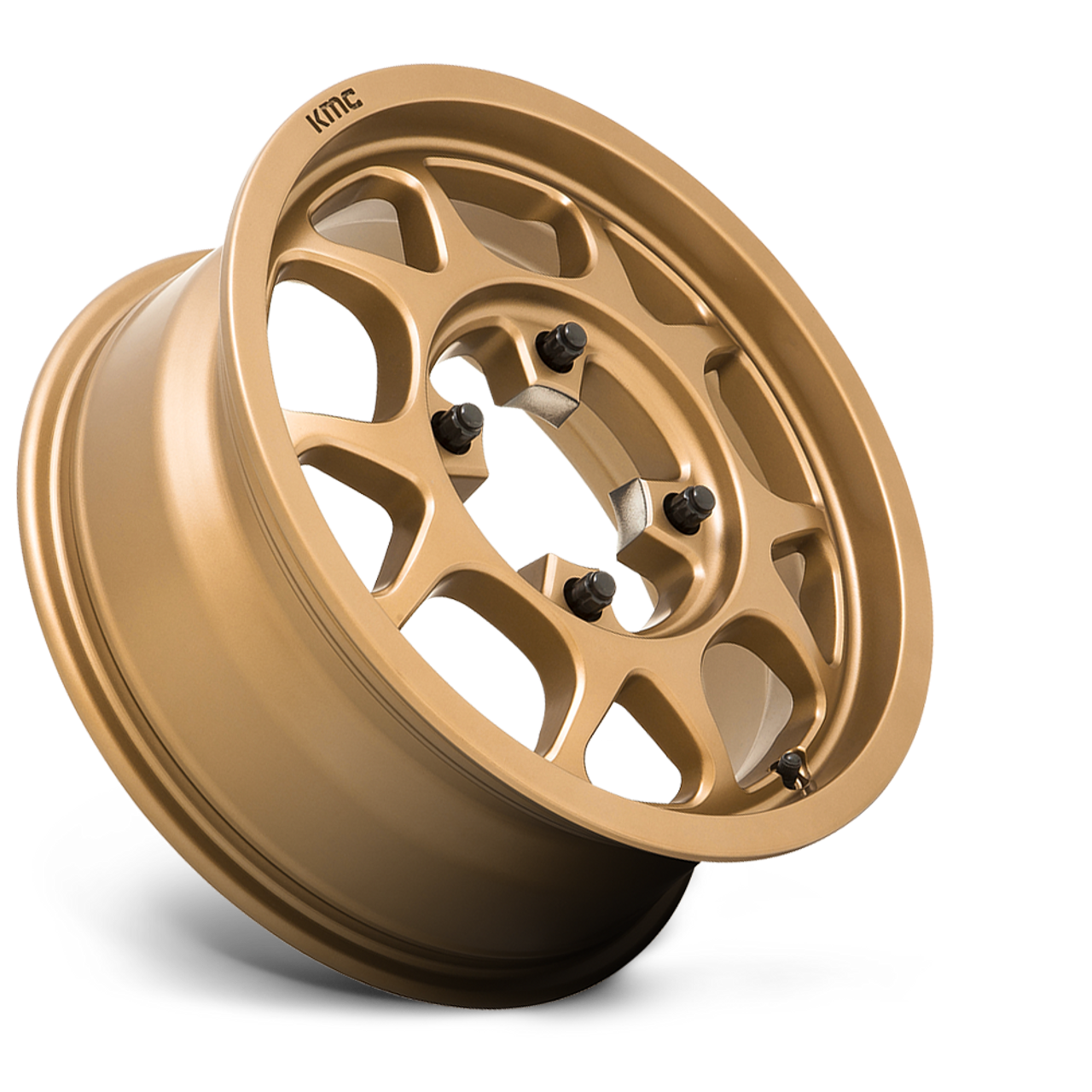 Set 4 KMC Powersports KS136 Toro 15x6 4x156 Matte Bronze Wheels 15" 38mm Rims