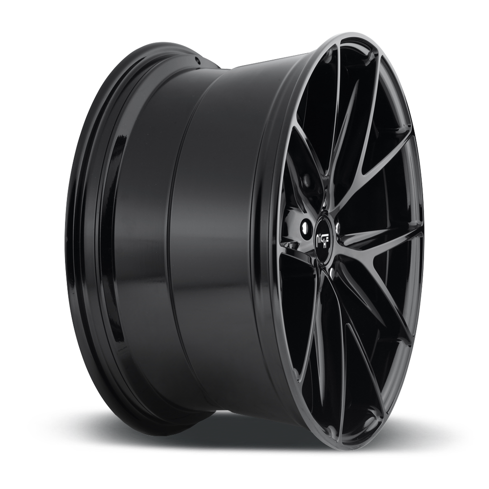 Set 4 Niche M119 Misano 20x10 5x120 Gloss Black Wheels 20" 40mm Rims