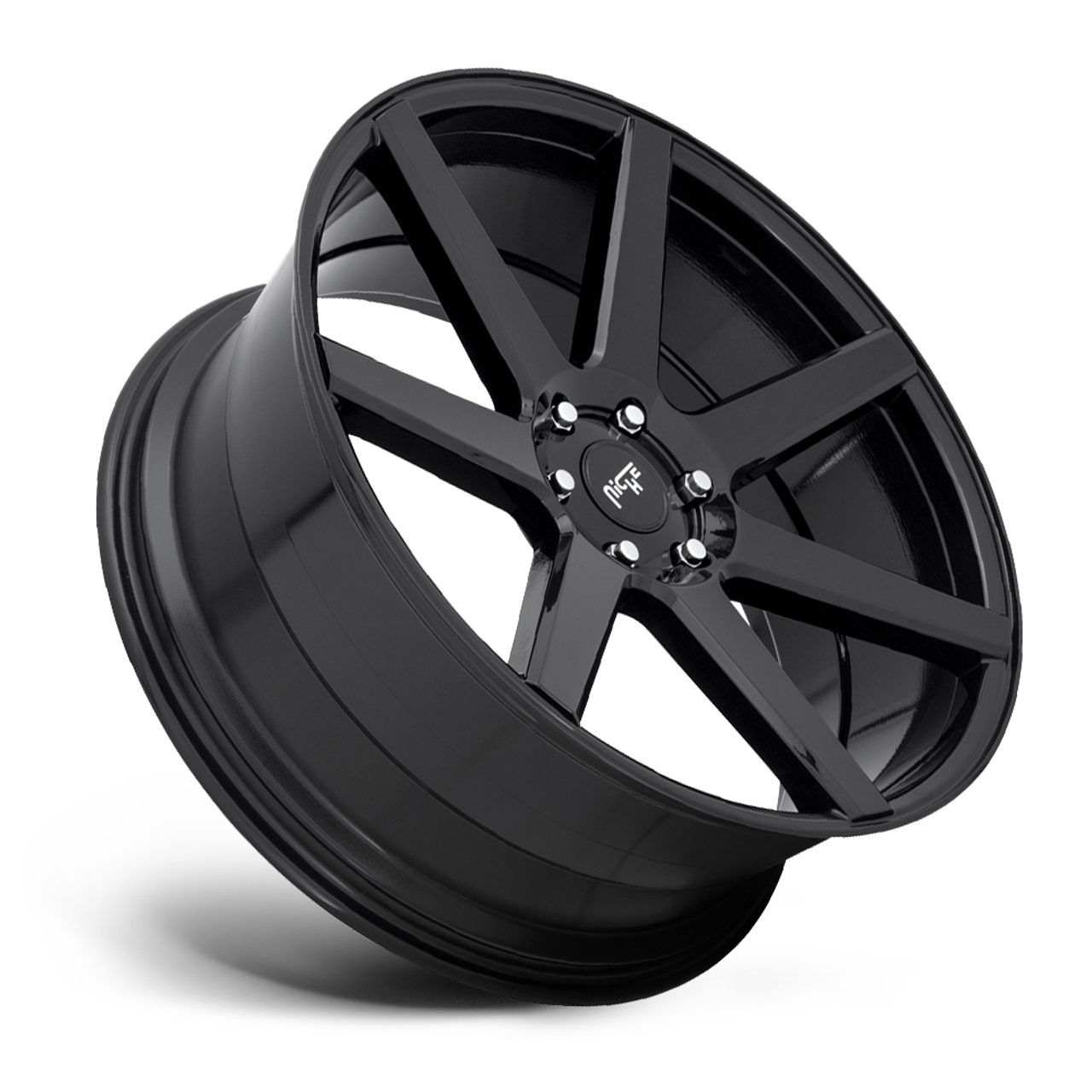 Set 4 Niche M230 Future 22x9.5 6x135 Gloss Black Wheels 22" 30mm Rims For Ford