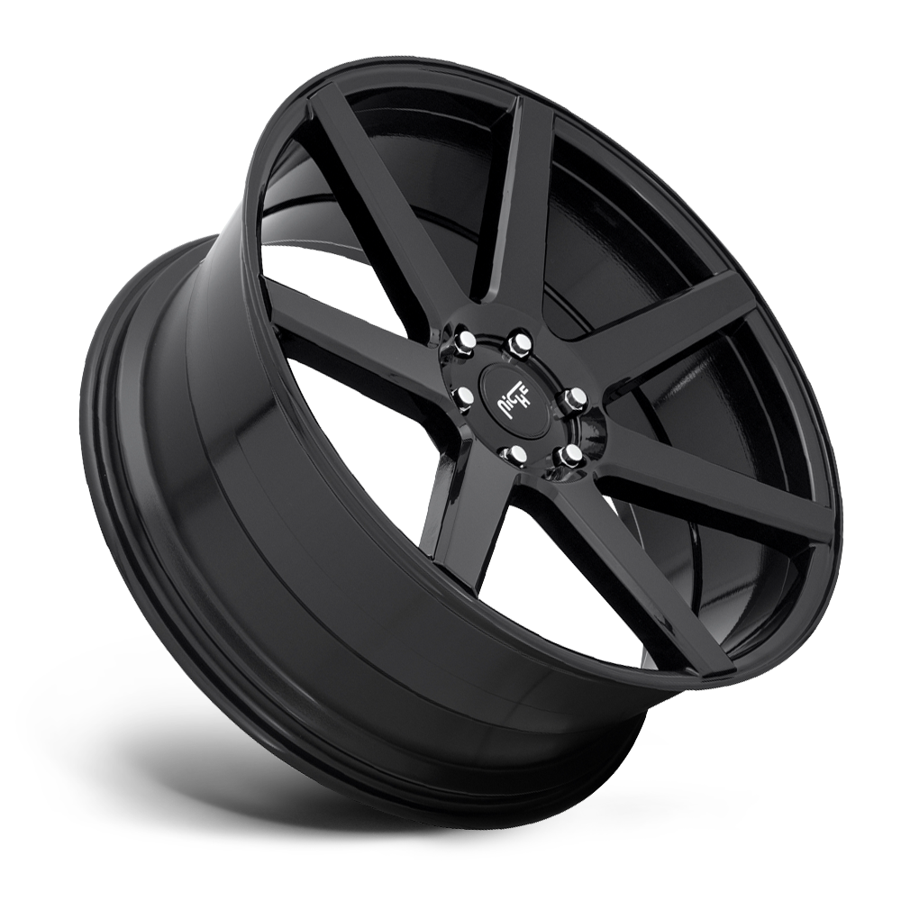 Set 4 Niche M230 Future 22x9.5 6x135 Gloss Black Wheels 22" 30mm Rims For Ford