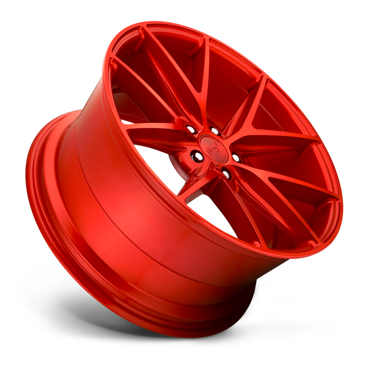 Set 4 Niche M186 Misano 18x8 5x4.5 Candy Red Wheels 18" 40mm Rims
