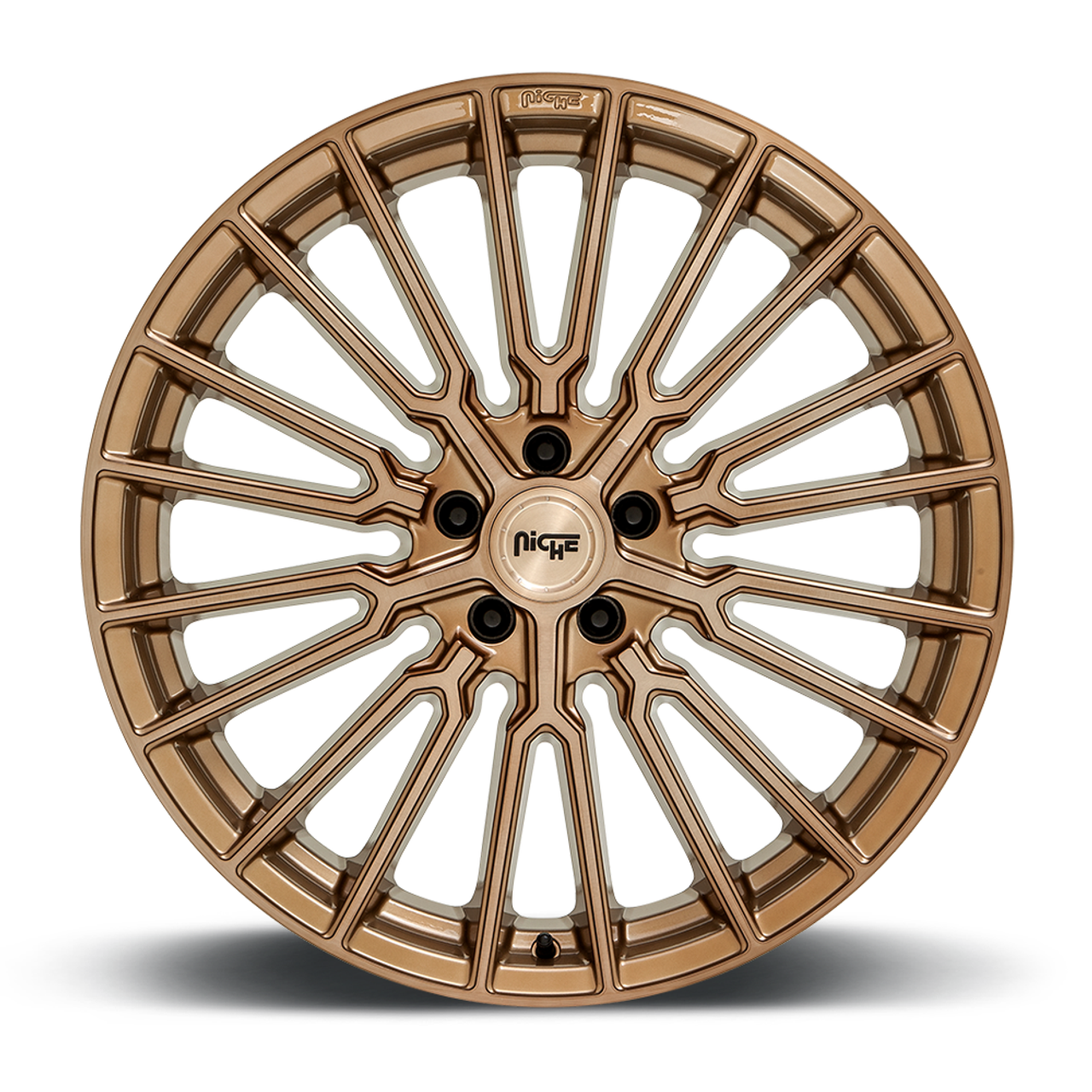 Set 4 Niche M264 Premio 20x10.5 5x120 Bronze Brushed Wheels 20" 35mm Rims