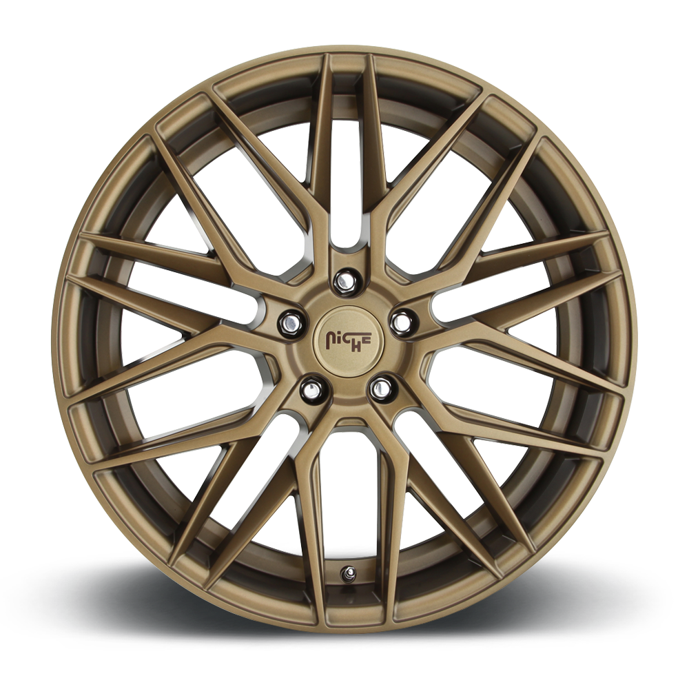 Set 4 Niche M191 Gamma 20x10.5 5x4.5 Matte Bronze Wheels 20" 40mm Rims