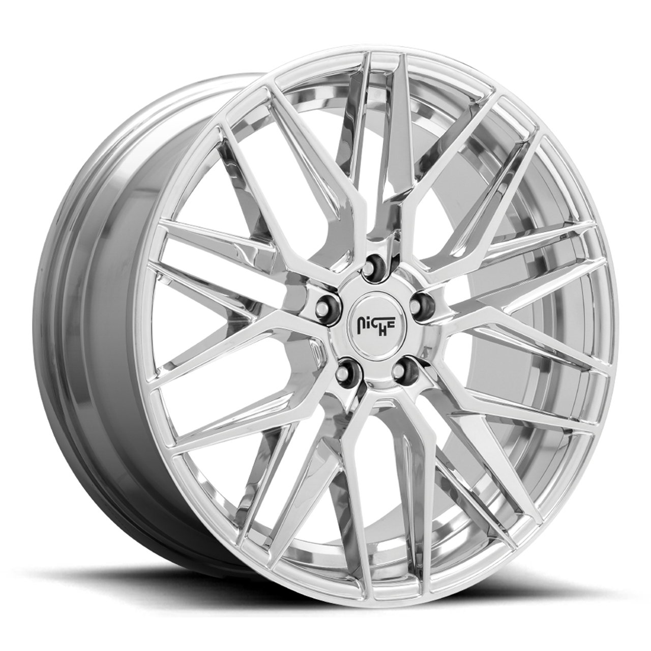 Set 4 Niche M249 Gamma 20x9 5x115 Chrome Wheels 20" 18mm Rims