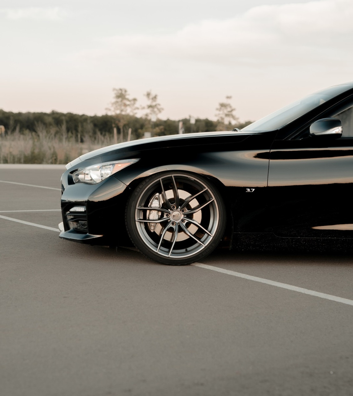 Set 4 Niche M204 Vosso 20x9 6x135 Matte Anthracite Wheels 20" 20mm Rims