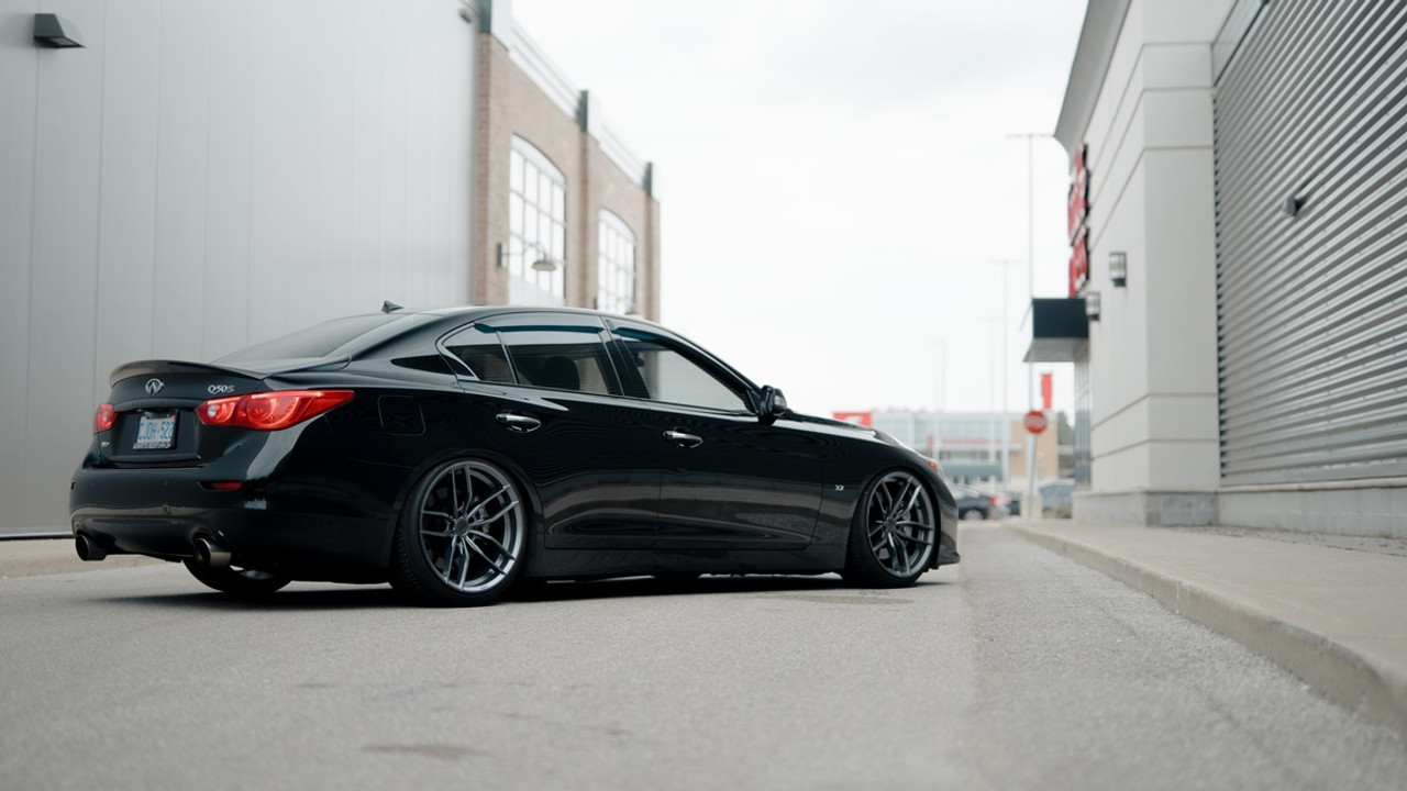 Set 4 Niche M204 Vosso 20x9 6x135 Matte Anthracite Wheels 20" 20mm Rims