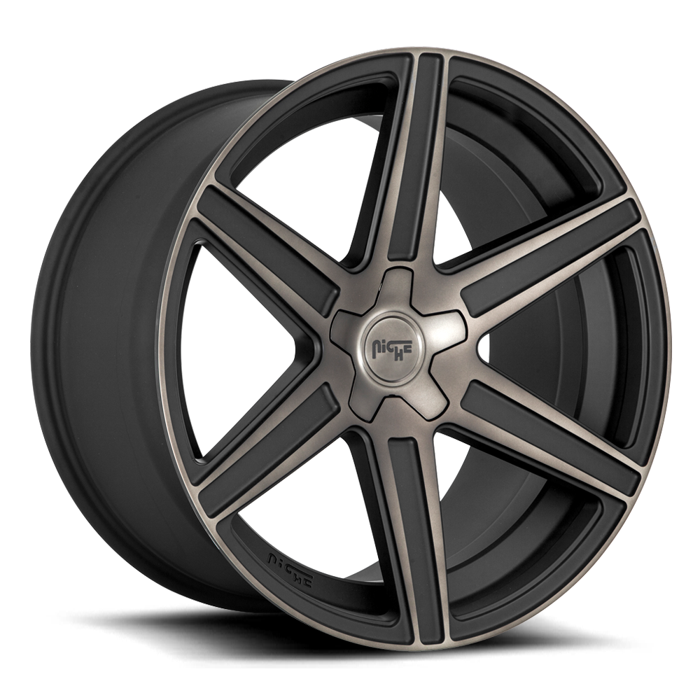 Set 4 Niche  M236 Carina 20x10.5 5x112 Machined Double Tint Wheels 20" 40mm