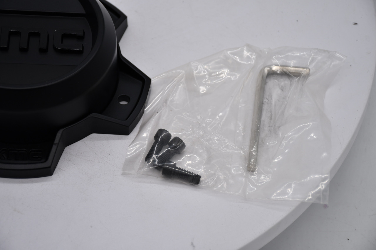 KMC Satin Black Wheel Center Cap Hub Cap UT164H145-5-H46-S1 5.5" KM542 16x8 / 20x9 5x150 Only
