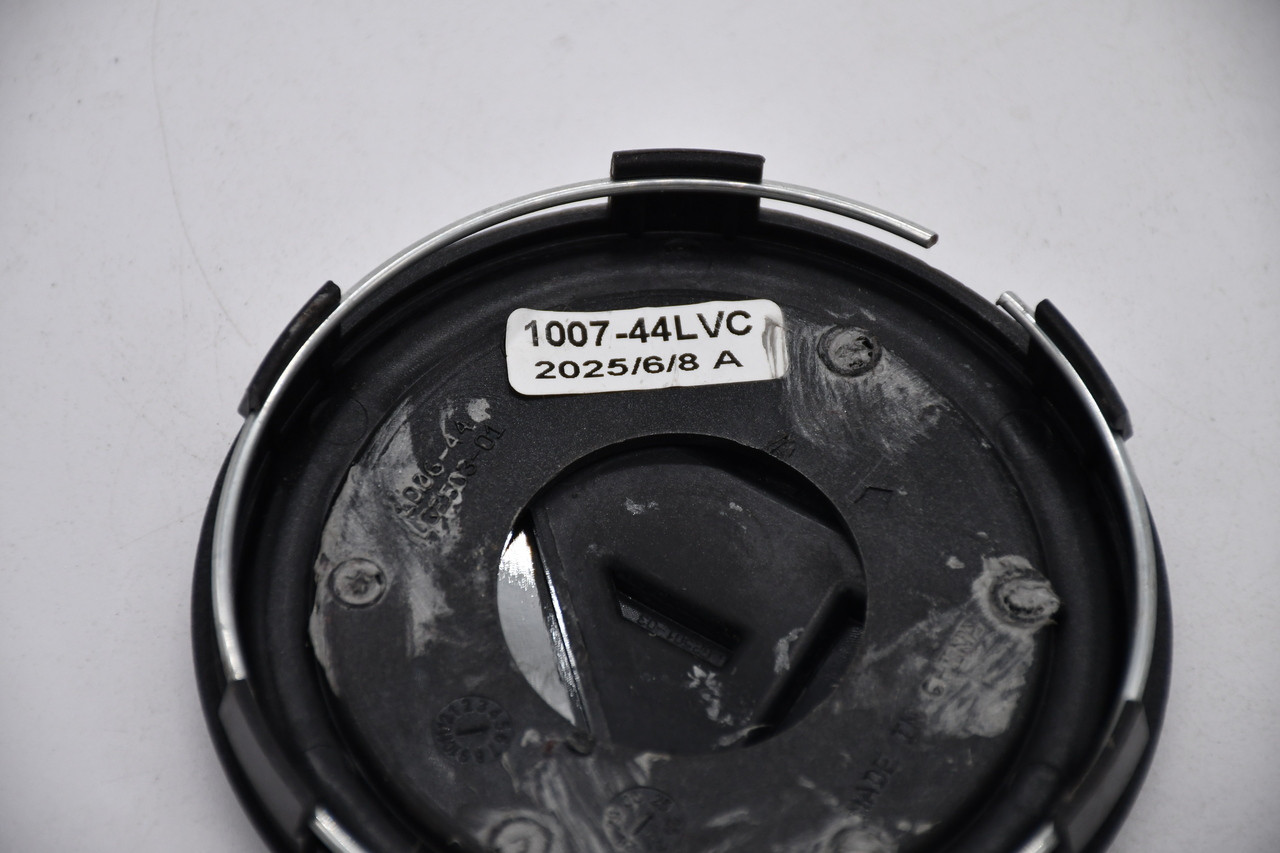 Back of Fuel 1007-44LVC wheel center cap showing mounting features
