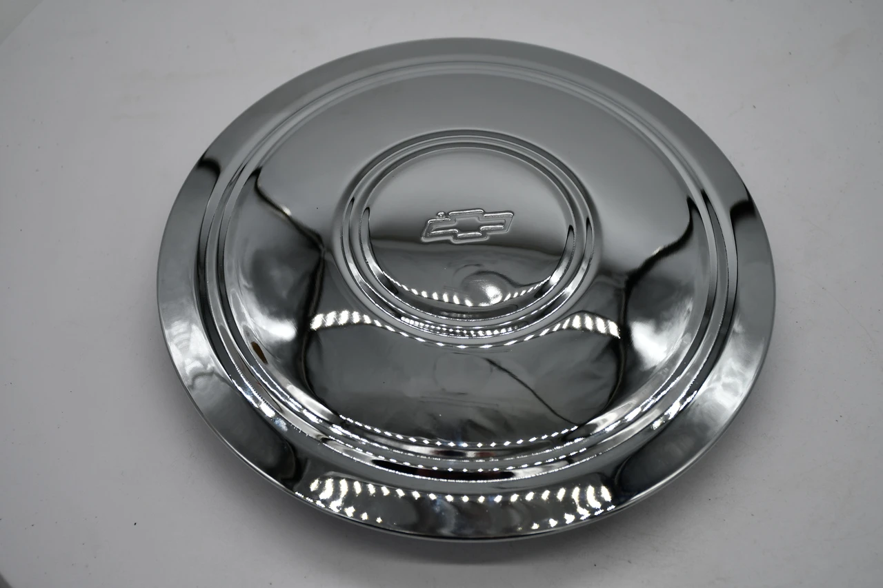 GM Restoration Parts Chrome Wheel Center Cap Hub Cap 1000C 8.25" Rally Wheel 7" Snap In Does not fit Vision Rally wheels