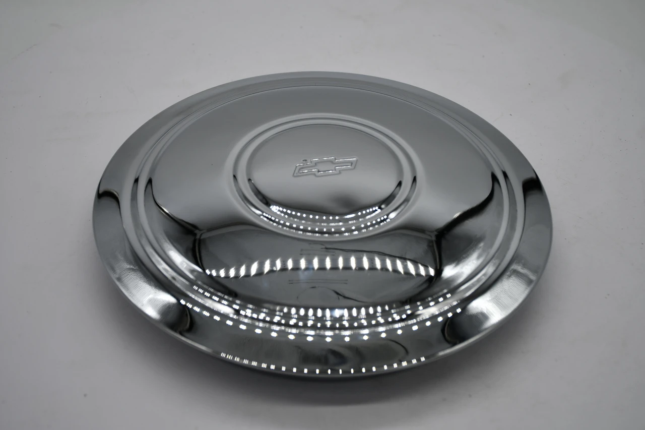 GM Restoration Parts Chrome Wheel Center Cap Hub Cap 1000C 8.25" Rally Wheel 7" Snap In Does not fit Vision Rally wheels
