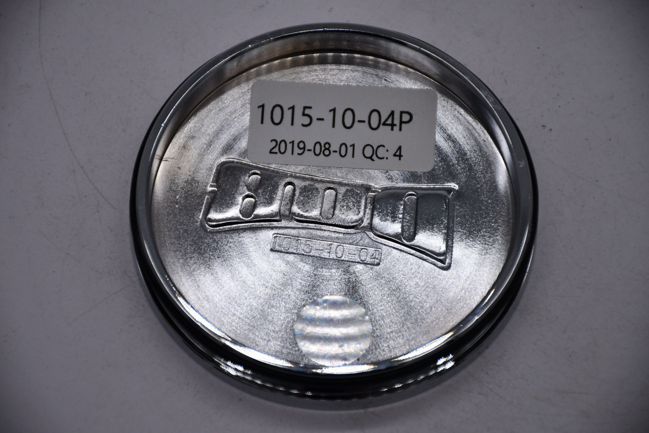 Dub Chrome Wheel Center Cap Hub Cap 1015-10-04P 3.375" Snap In