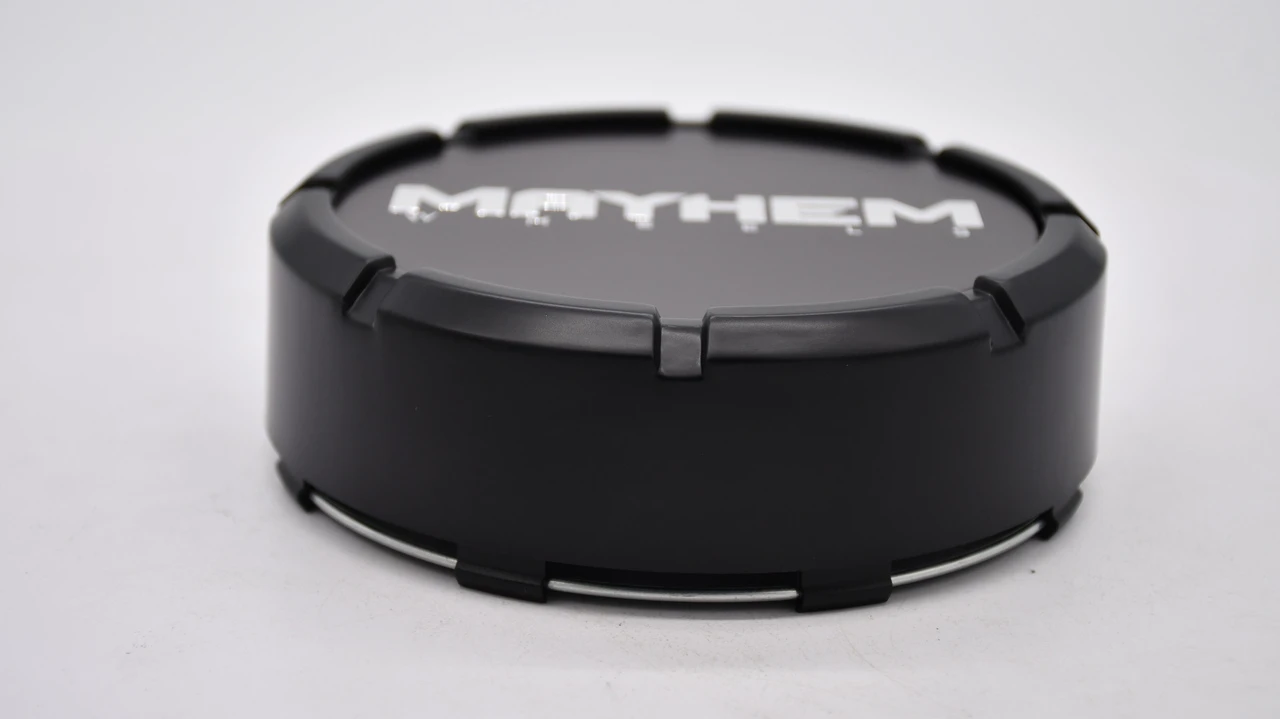 Mayhem 8303 Voyager matte black center cap C108303MB05 front view