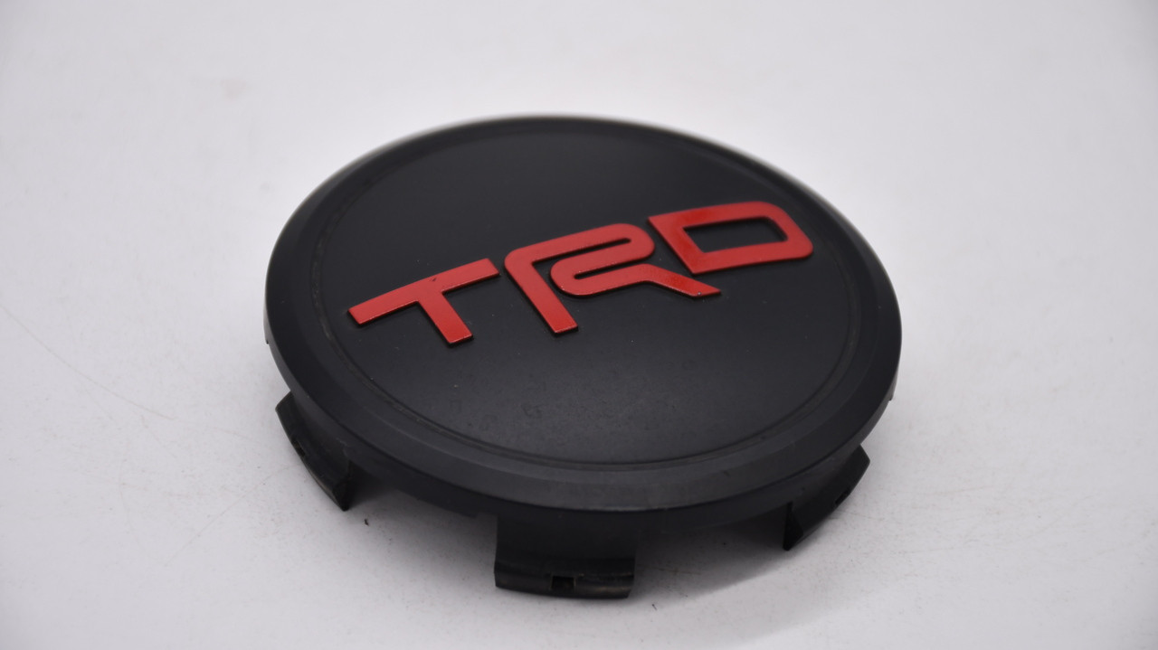 Toyota TRD matte black replacement wheel hub cap 3.25 inch diameter